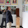 Adam Schiff Visits Xpress Art Center. 2010