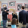 Adam Schiff Visits Xpress Art Center. 2010