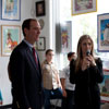 Adam Schiff Visits Xpress Art Center. 2010