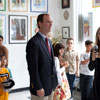 Adam Schiff Visits Xpress Art Center. 2010