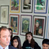 Adam Schiff Visits Xpress Art Center. 2010