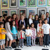 Adam Schiff Visits Xpress Art Center. 2010